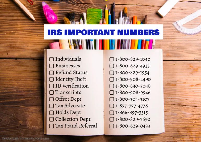 IRS NUMBERS Made with PosterMyWall 768x543